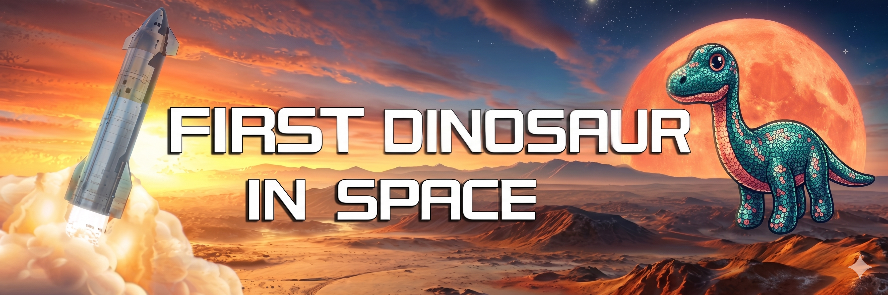 First Dinosaur in Space